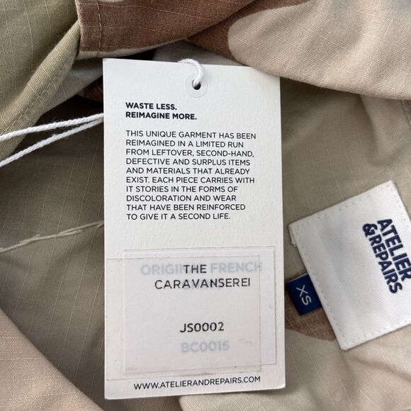 Atelier & Repair Caravanserai Jacket Mens XS Military Desert Camo Hand Stitched - Picture 9 of 13